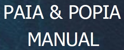 RTIA POPI-PAIA Manual
